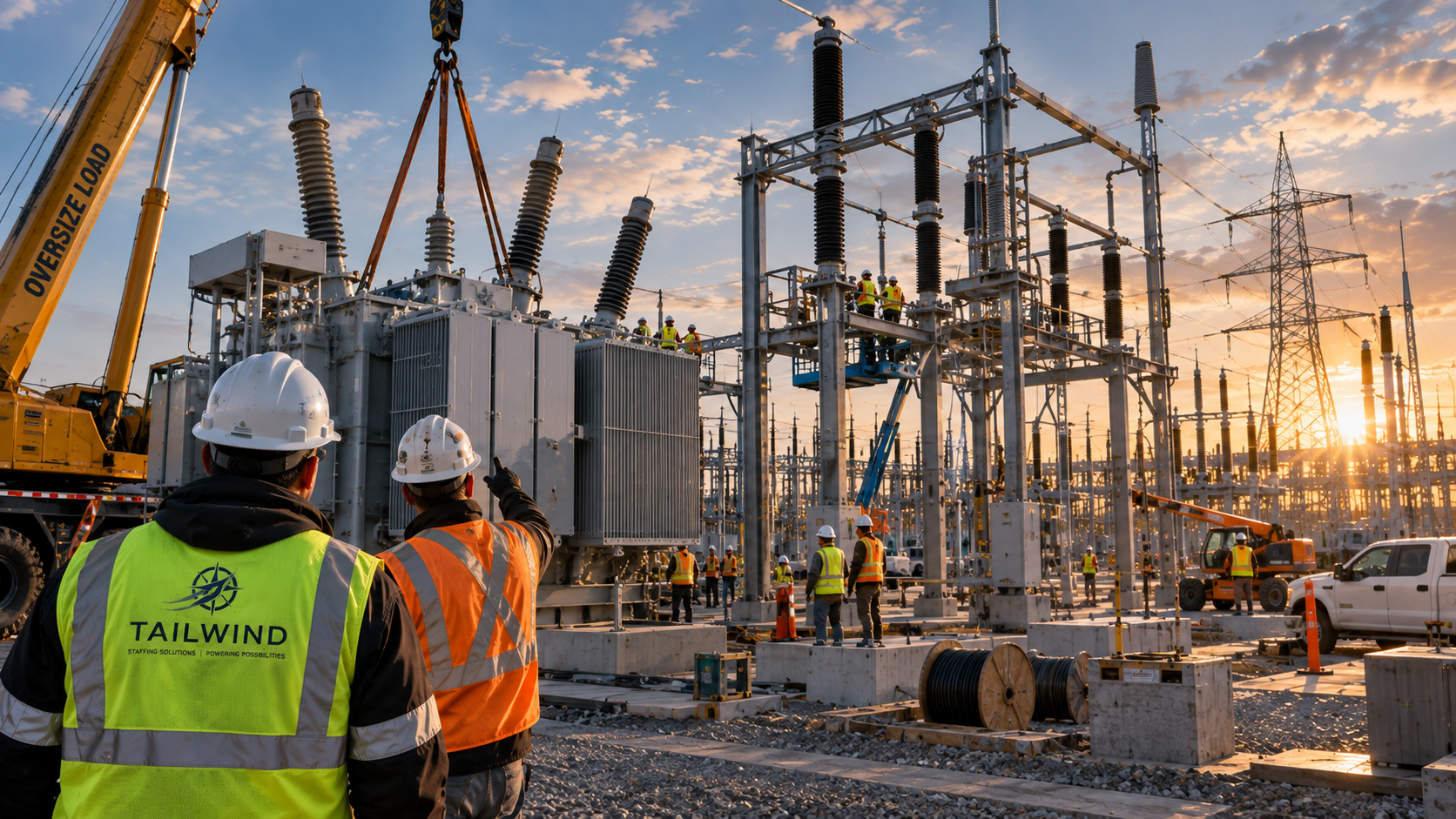 Critical power infrastructure construction workforce